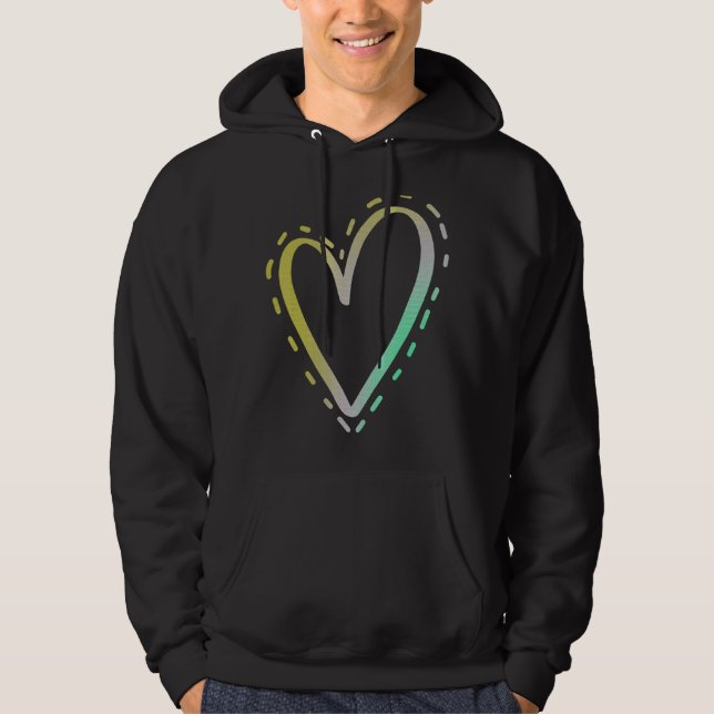 Love Heart 22 Hoodie (Front)