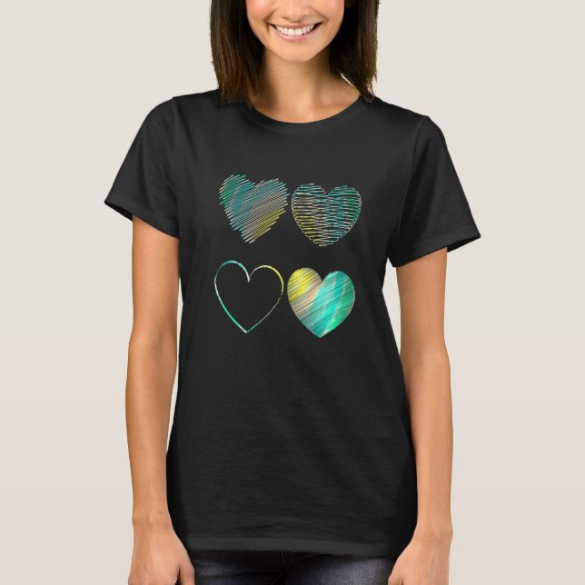 Love Heart  6 T-Shirt (Front)