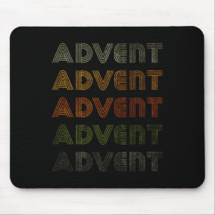 Love Heart Advent Tee Grunge Vintage Style Black A Mouse Mat