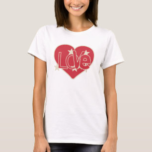 Love Heart and Stars T-Shirt