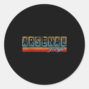 Love Heart Arsenal Nge Vintage Arsenal - Arsenal F Classic Round Sticker