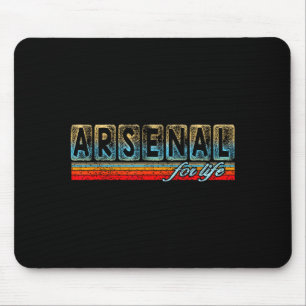 Love Heart Arsenal Nge Vintage Arsenal - Arsenal F Mouse Mat