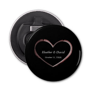Love Heart Attractive Charming Wedding Bottle Opener