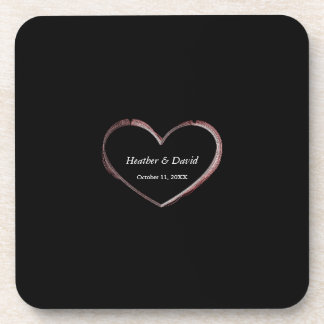 Love Heart Attractive Charming Wedding Coaster