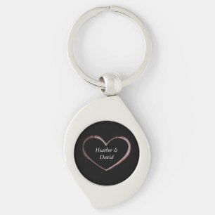 Love Heart Attractive Charming Wedding Key Ring
