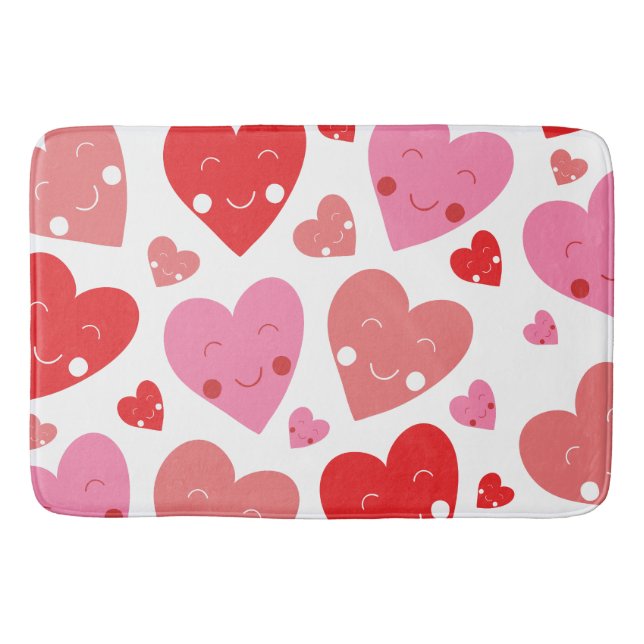 Love Heart  Bath Mat (Front)