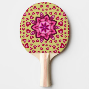LOVE HEART BOYFRIEND GIRLFRIEND HUSBAND WIFE GIFT PING PONG PADDLE