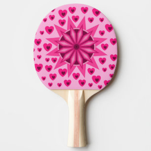 LOVE HEART BOYFRIEND GIRLFRIEND HUSBAND WIFE GIFT PING PONG PADDLE