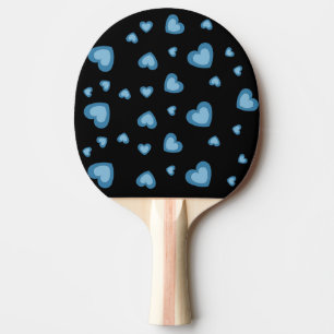 LOVE HEART BOYFRIEND GIRLFRIEND HUSBAND WIFE GIFT PING PONG PADDLE