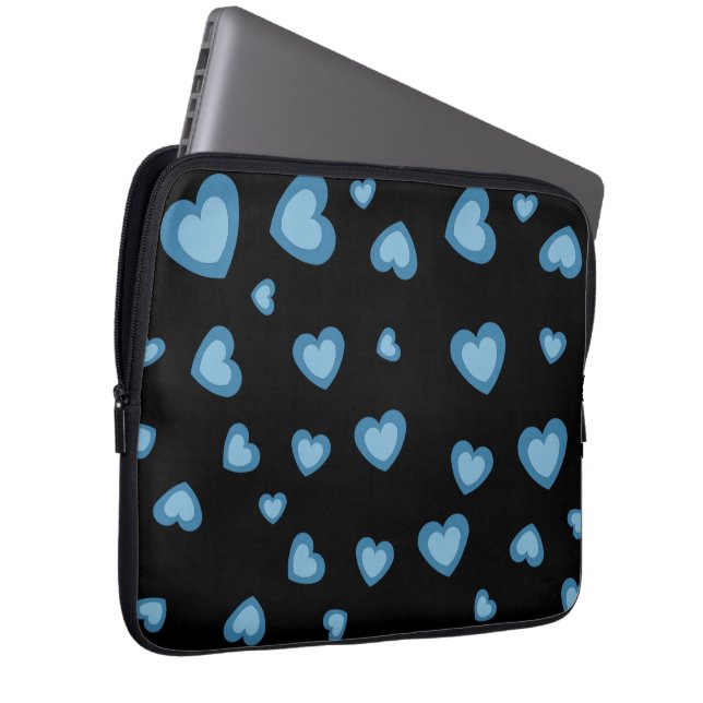LOVE HEART BOYFRIEND GIRLFRIEND HUSBAND WIFE LAPTO LAPTOP SLEEVE (Front Right)