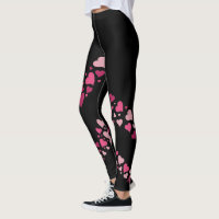 Black Bumble Bees Cute Funny Leggings