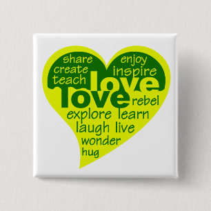 Love Heart button