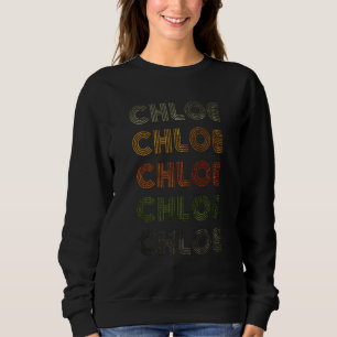 Love Heart Chloe Grungevintage Style Black Chloe Sweatshirt