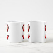 Love Heart Coffee Mug Set (Side)