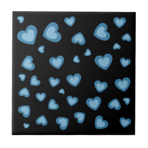 LOVE HEART COLOURFULL CERAMIC TILE