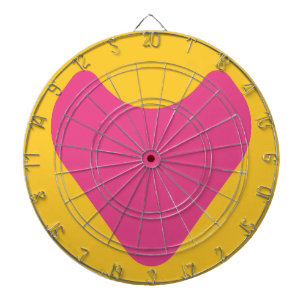 LOVE HEART COMBINATION COLORS BY MASANSER DARTBOARD