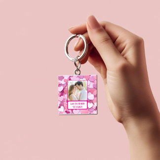 Love Heart Confetti When You're Hangry Acrylic Key Ring