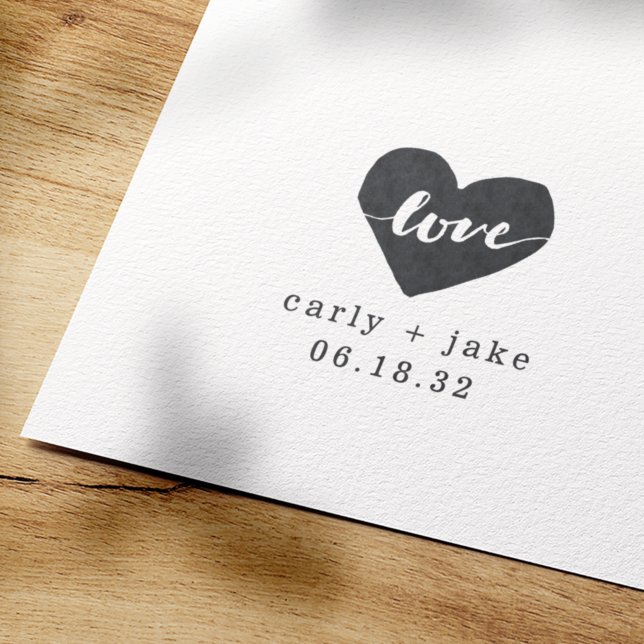Love Heart Custom Wedding Stamp (Creator Uploaded)