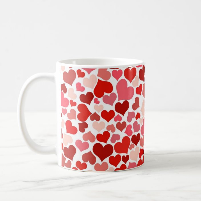 Love Heart Design Coffee Mug | Zazzle.co.uk