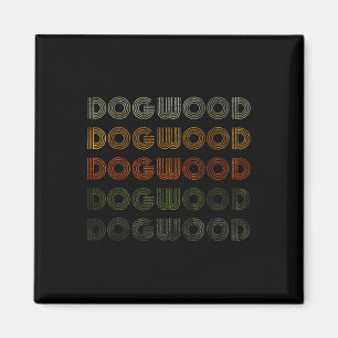 Love Heart Dogwood Tee Grunge Vintage Style Black Magnet