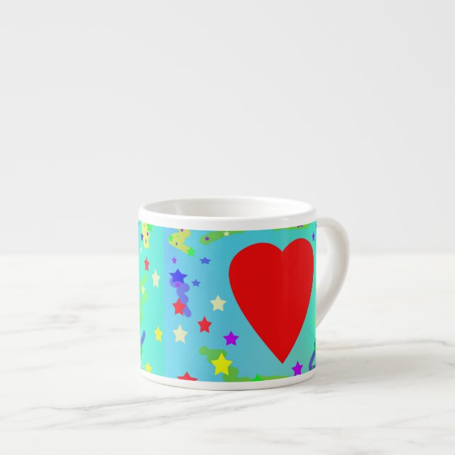 Love Heart Espresso Cup (Front Right)