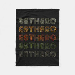 Love Heart Esthero Tee Grunge Vintage Style Black Fleece Blanket