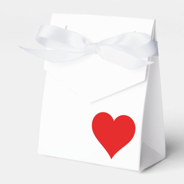 Love - Heart Favour Box (Front Side)