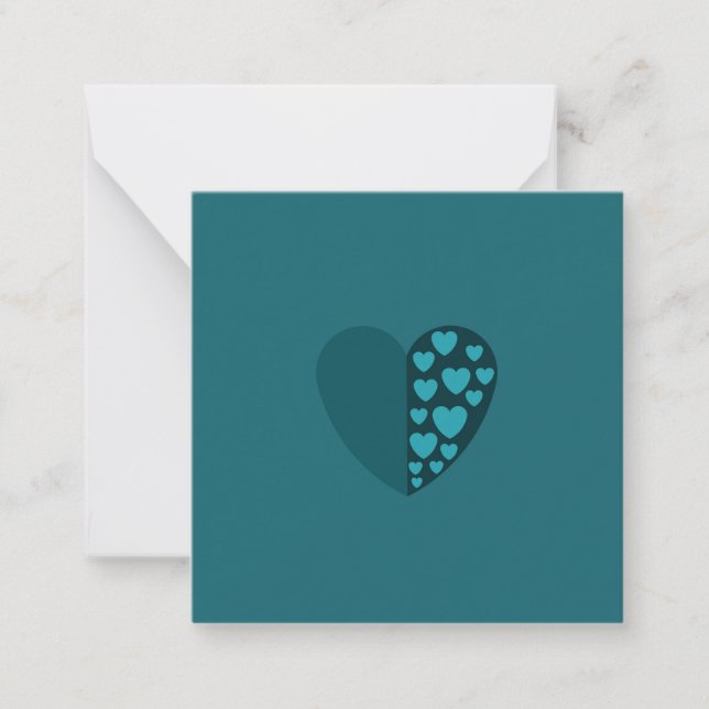 LOVE HEART FOR FRIEND, MOM, DAD, SISTER, BROTHER CARD (Front)