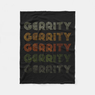 Love Heart Gerrity Tee Grunge Vintage Style Black  Fleece Blanket