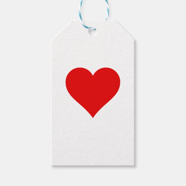Love - Heart Gift Tag (Front)