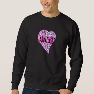 Love Heart Graphic Design for Valentine's Day Love Sweatshirt