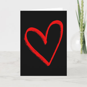 Love Heart Graphic - Red Heart Valentines Day Card