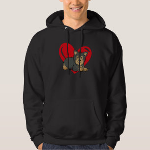 Love Heart Graphic Valentine's Day Yorkshire Boys Hoodie