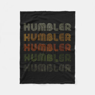 Love Heart Humbler Tee Grunge Vintage Style Black  Fleece Blanket