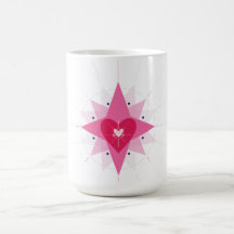 Love Heart Illustration Heart Mug