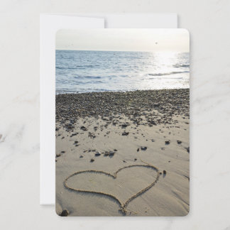 Love Heart in Sand