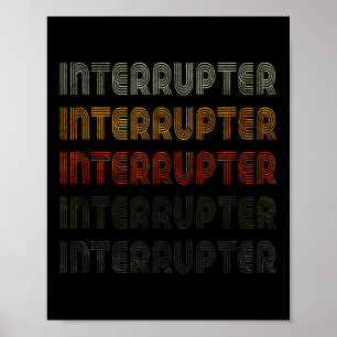 Love Heart Interrupter Tee Grunge Vintage Black In Poster