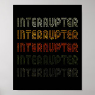 Love Heart Interrupter Tee Grunge Vintage Black In Poster
