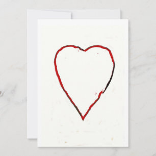 Love Heart Invitation / Announcement