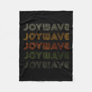 Love Heart Joywave Tee Grunge Vintage Style Black Fleece Blanket