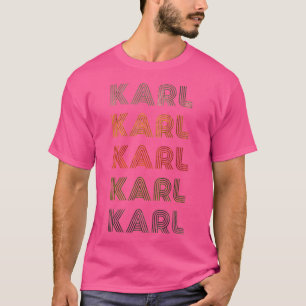 Love Heart Karl GrungeBlack Karl T-Shirt
