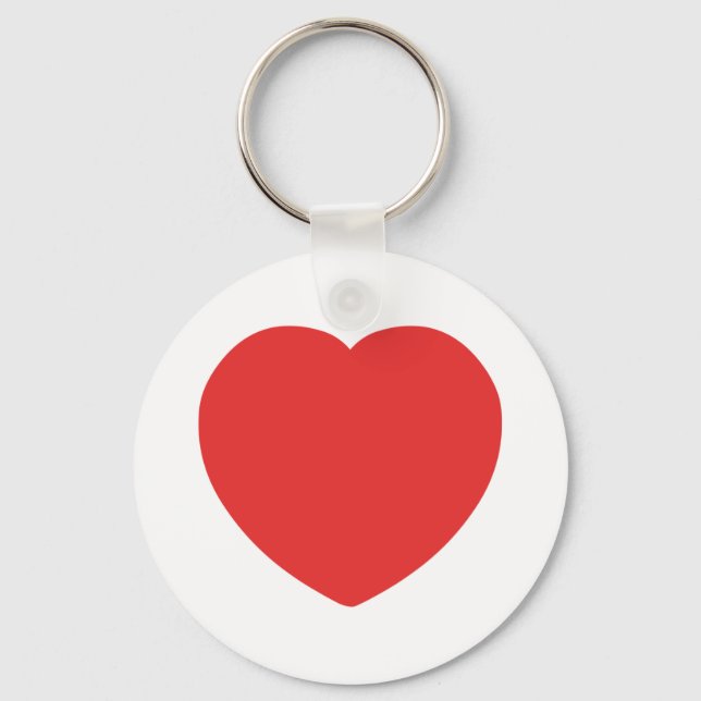 Love Heart Key Ring (Front)