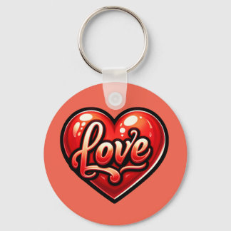 Love Heart Key Ring