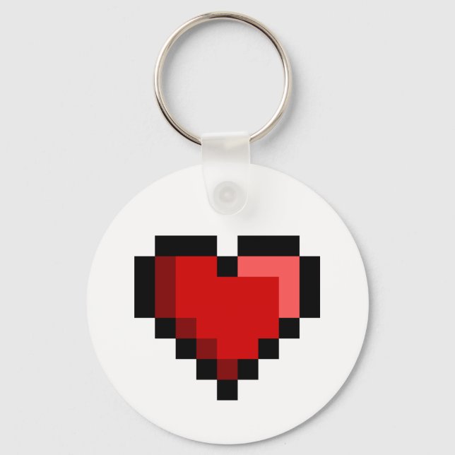 Love Heart Key Ring (Front)