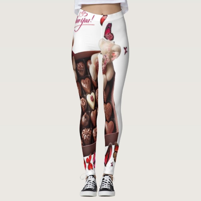 Love Heart  Leggings (Front)