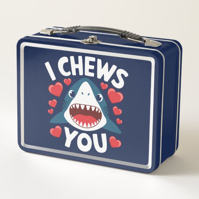 Love Heart Leopard Cute Valentine's Day  Metal Lunch Box (Front)