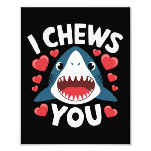 Love Heart Leopard Cute Valentine's Day Photo Print