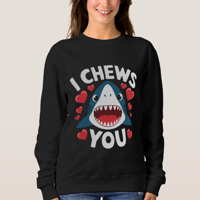 Love Heart Leopard Cute Valentine's Day  Sweatshirt (Front)