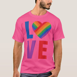 Love Heart LGBT Pride T-Shirt