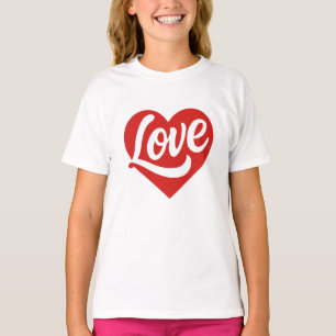 Love Heart Logo – Red Romantic Symbol T-Shirt